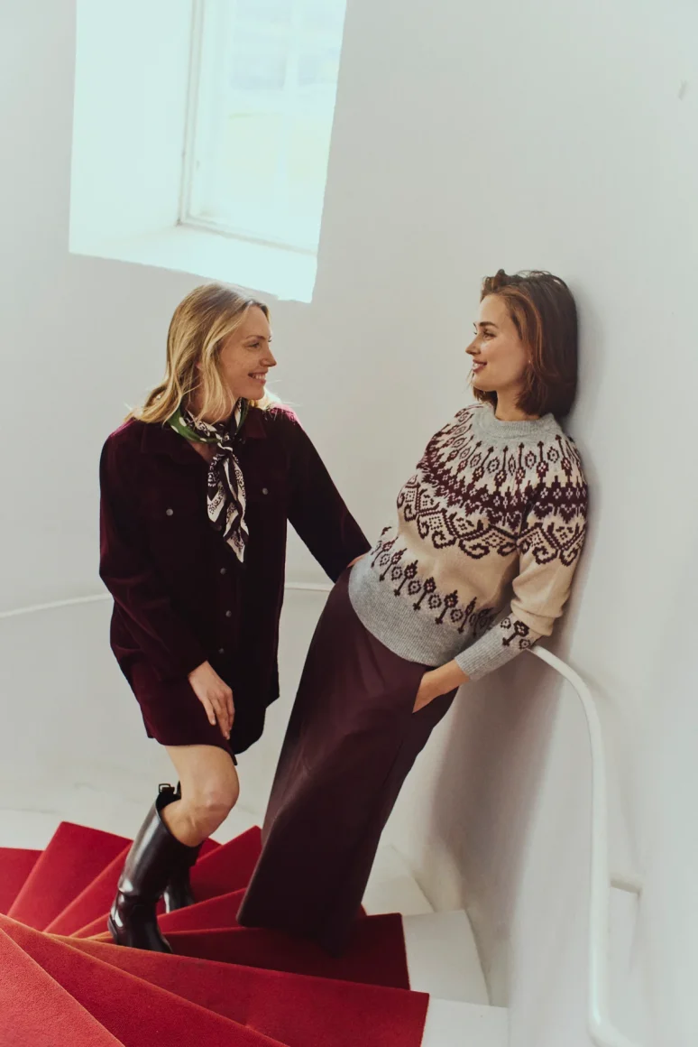 Freequent Merla Pullover trui moonbeam melange w. medium grey - Afbeelding 7