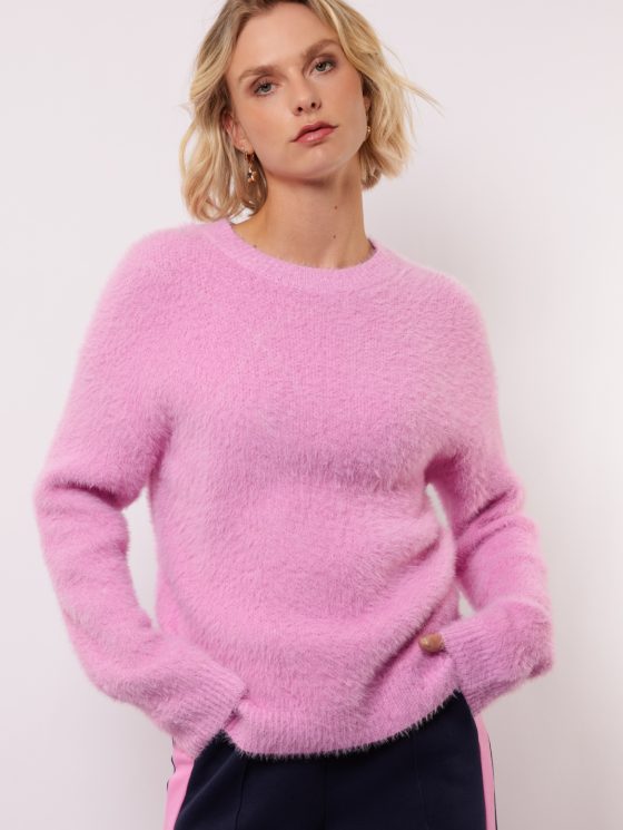 Fluresk Islene Knit Sweater begonia pink