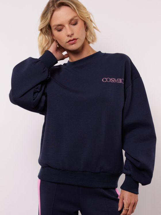Fluresk Dianthe Sweater midnight blue