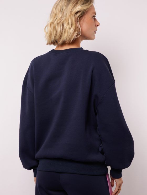 Fluresk Dianthe Sweater midnight blue - Afbeelding 2