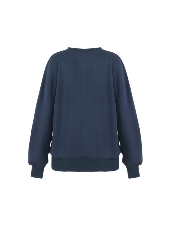 Fluresk Dianthe Sweater midnight blue - Afbeelding 5