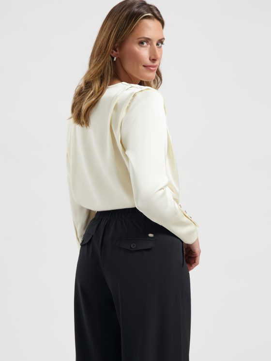 Lady Day Sheri Top wool white - Afbeelding 2