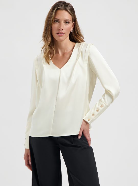 Lady Day Sheri Top wool white