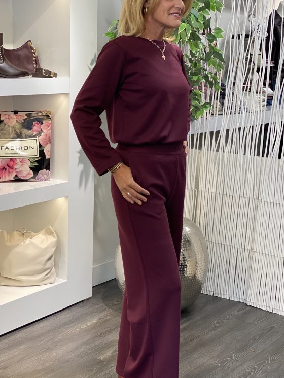 Freequent Ember Broek port royale burgundy
