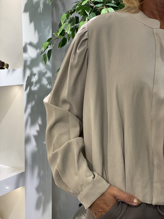 Chastar Blouse Jasje zand - Afbeelding 3