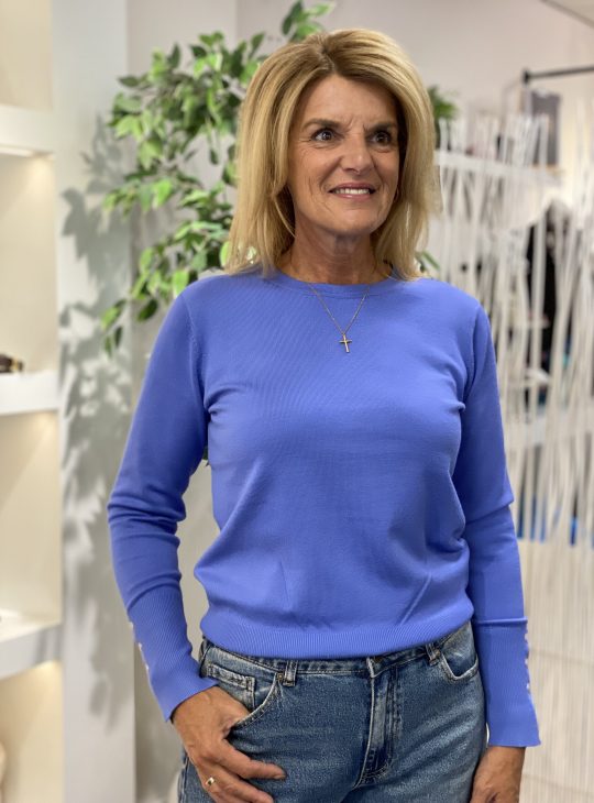 Freequent Katie Pullover trui wedgewood