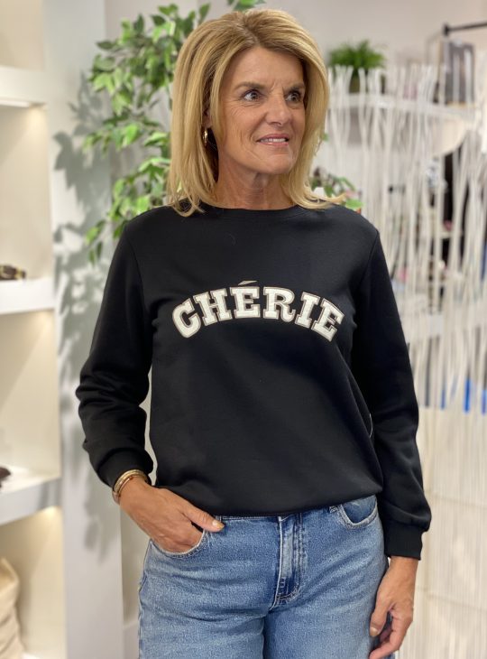 Freequent Wana Pullover sweater  trui black w. moonbeam