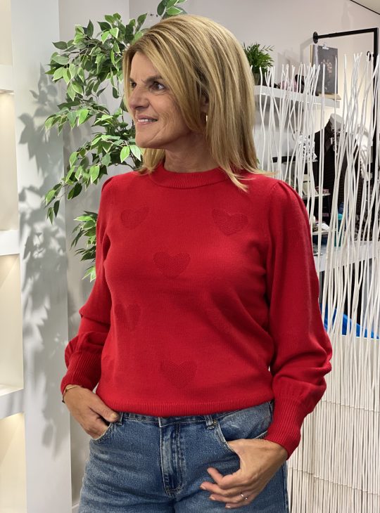 Freequent Alfa Pullover trui chili pepper