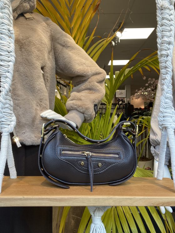 Bayley Schoudertas Leer Coffee Bruin T337 - Afbeelding 2