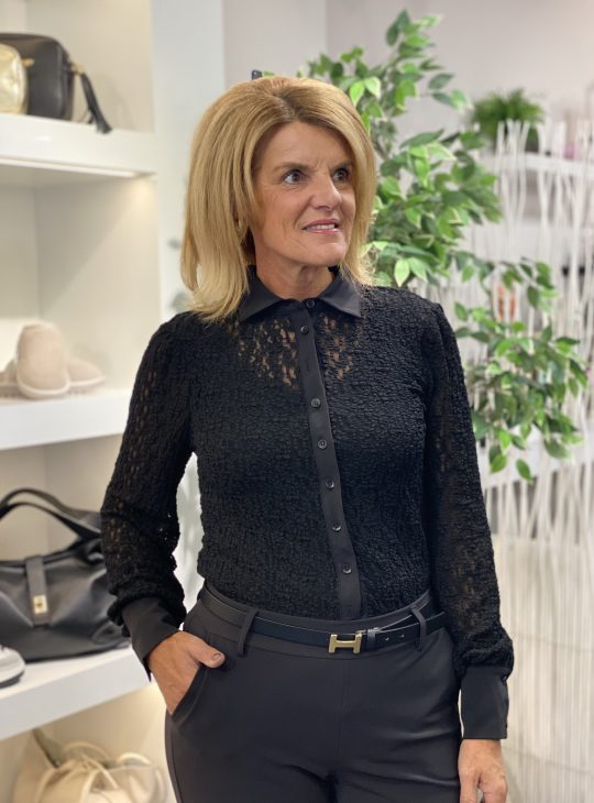 Mi Piace Kanten Blouse 202694 zwart