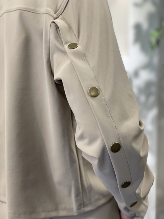 Mi Piace Bonded Travelstof Jacket 202681 latte - Afbeelding 5