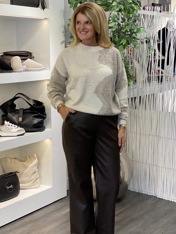 C&S Karly Knit Pullover trui  sand / bronze - Afbeelding 2