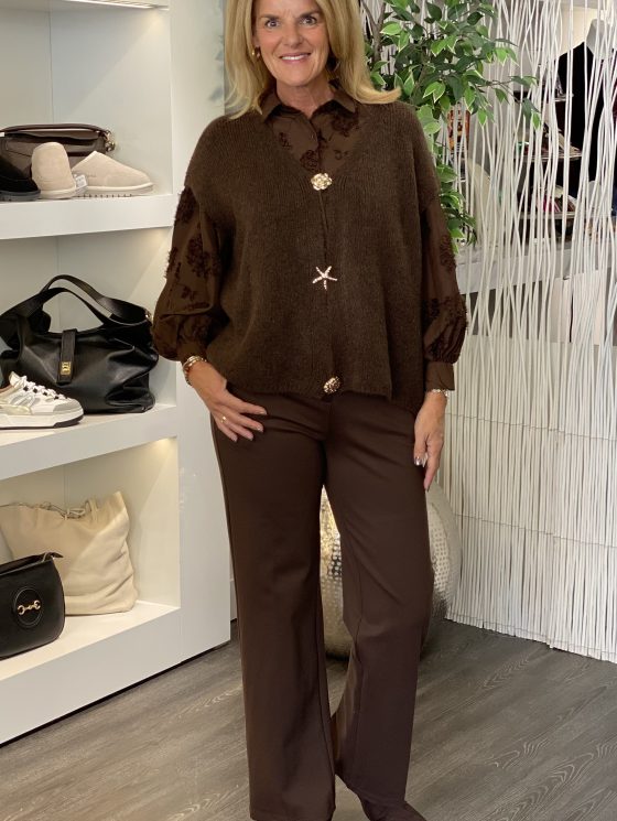 Gricceri Gilet espresso - Afbeelding 2