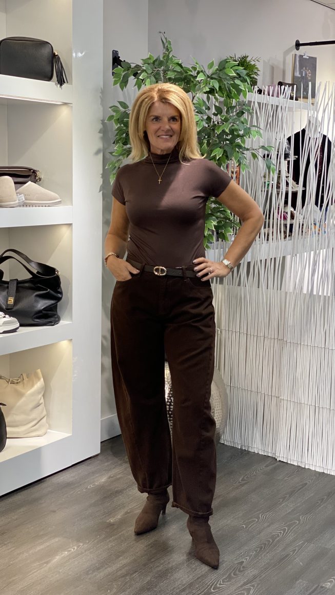 Redial Ballon Spijkerbroek RD3216-3 donkerbruin