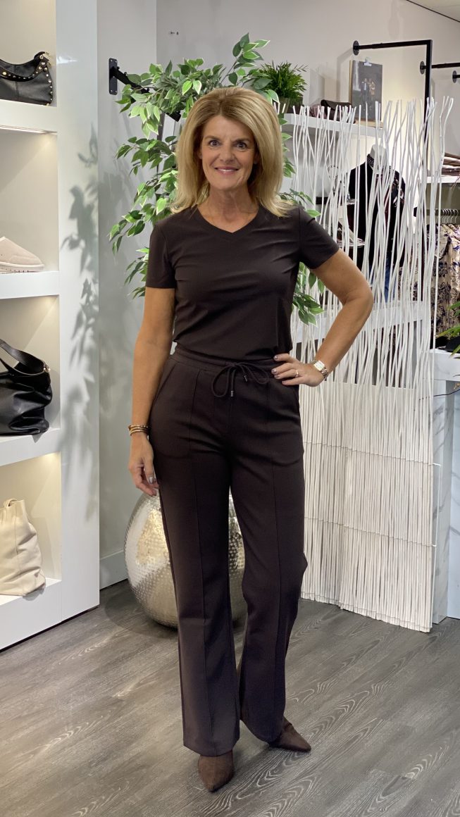 Mi piace Travelstof Top 202080 espresso - Afbeelding 2