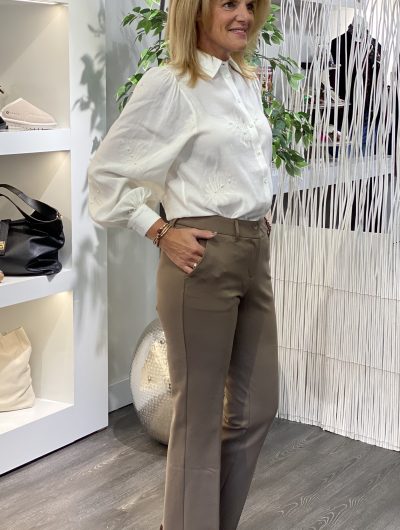 Red Button Bibette Punta Flare Warm Taupe L32