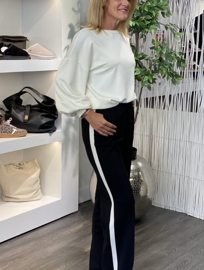 Red Button Colette Punta Sidepatch Broek L32 zwart