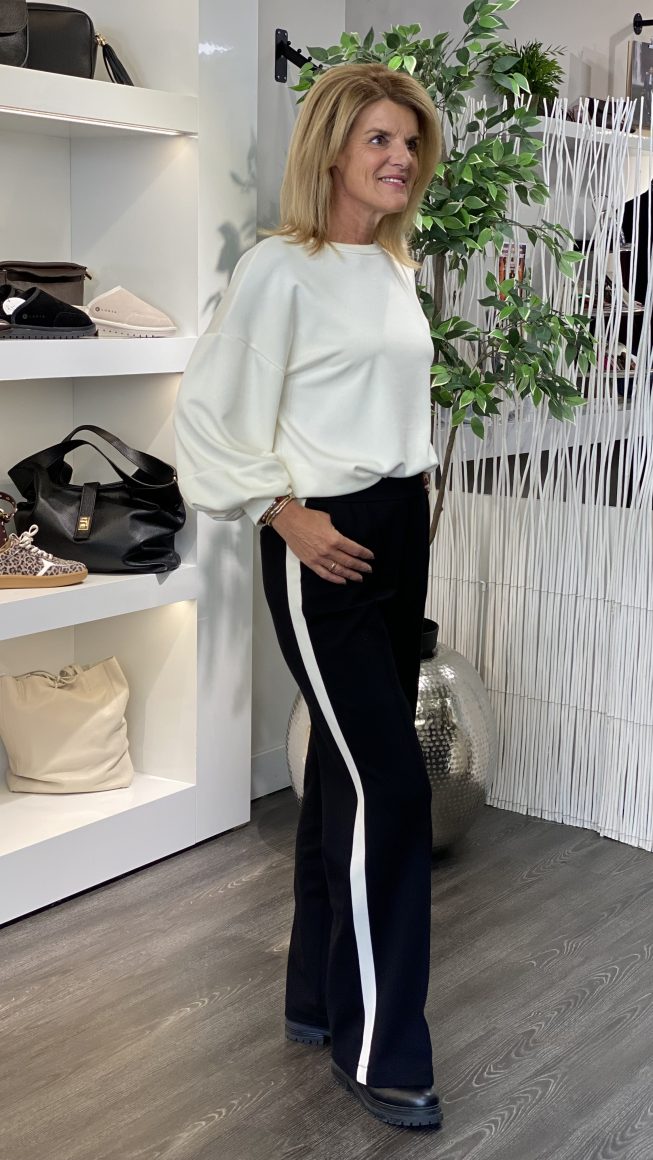 Red Button Colette Punta Sidepatch Broek L32 zwart