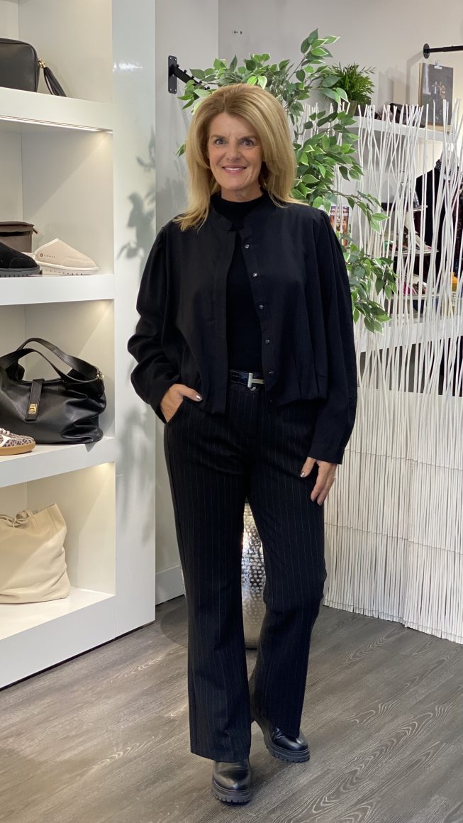 Chastar Blouse Jasje zwart - Afbeelding 2