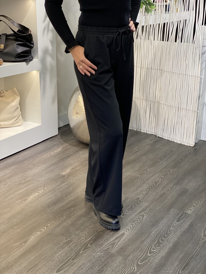 Freequent Nanni Wijde Broek zwart - Afbeelding 3