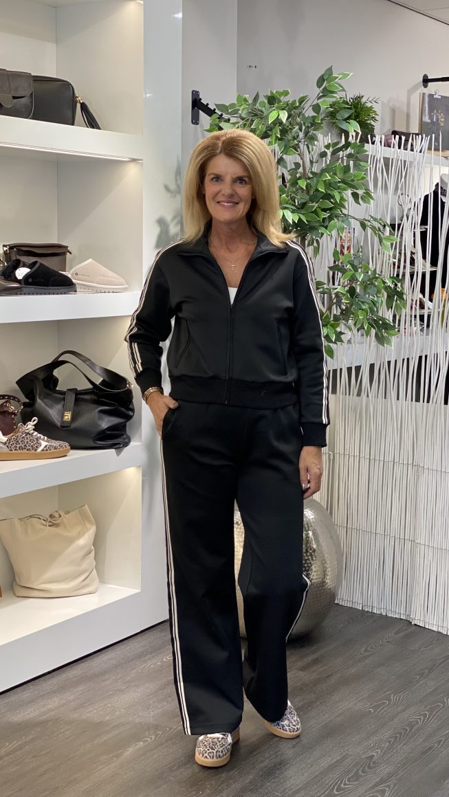 Azzurro Trainingsbroek Oldschool A9773 zwart - Afbeelding 2