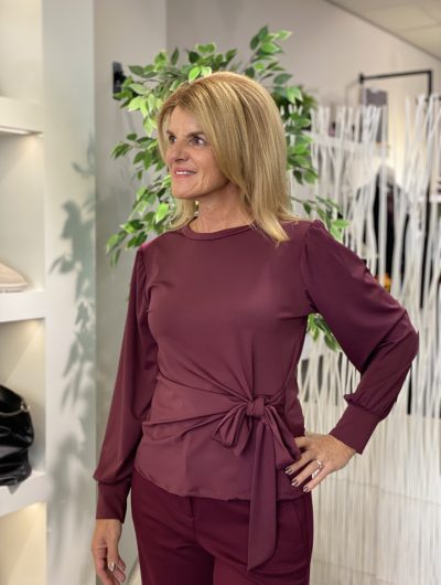 Musthaves by Elja Top Strik burgundy