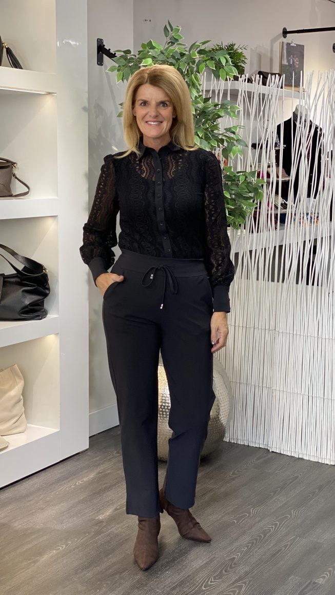 Mi Piace Travelstof Bonded Broek 202753 zwart - Afbeelding 2