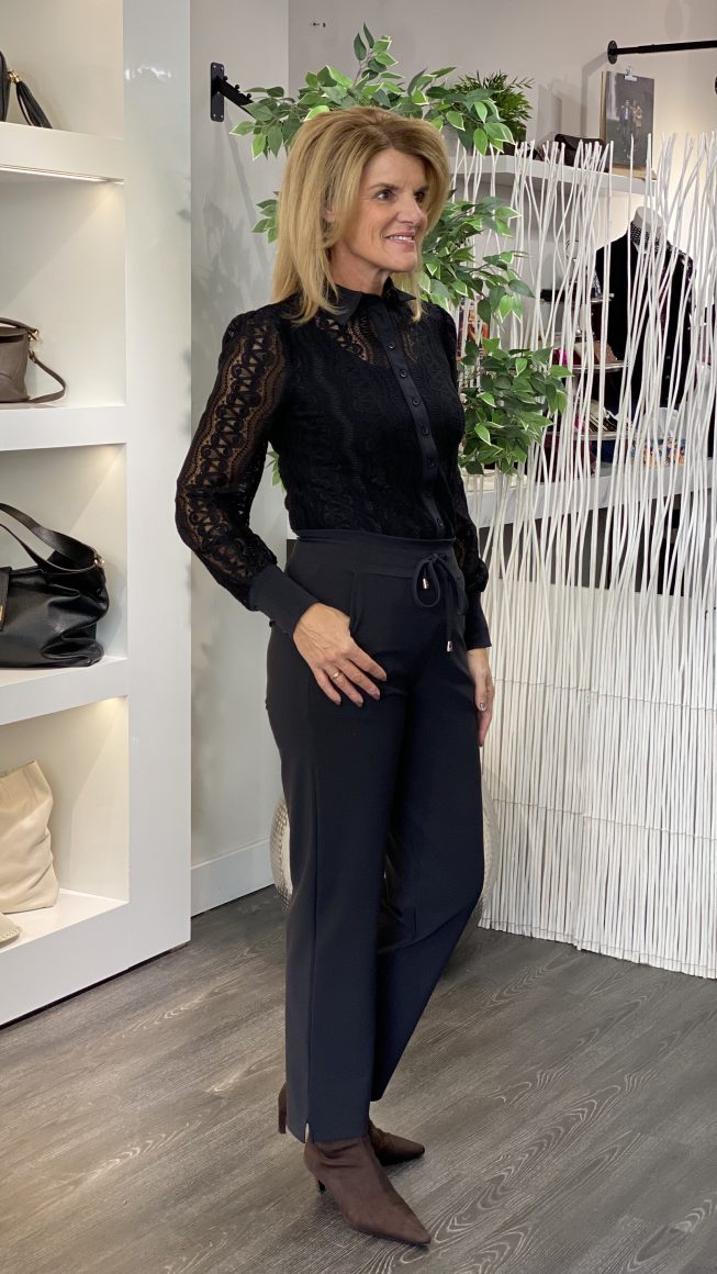 Mi Piace Travelstof Bonded Broek 202753 zwart