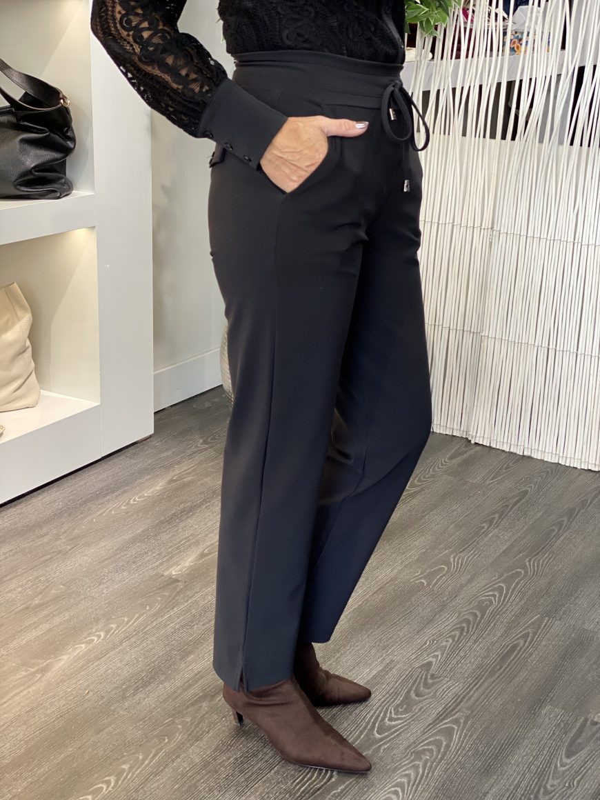 Mi Piace Travelstof Bonded Broek 202753 zwart - Afbeelding 3