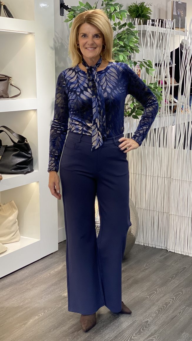 C&S Tina Top midnight blue - Afbeelding 2