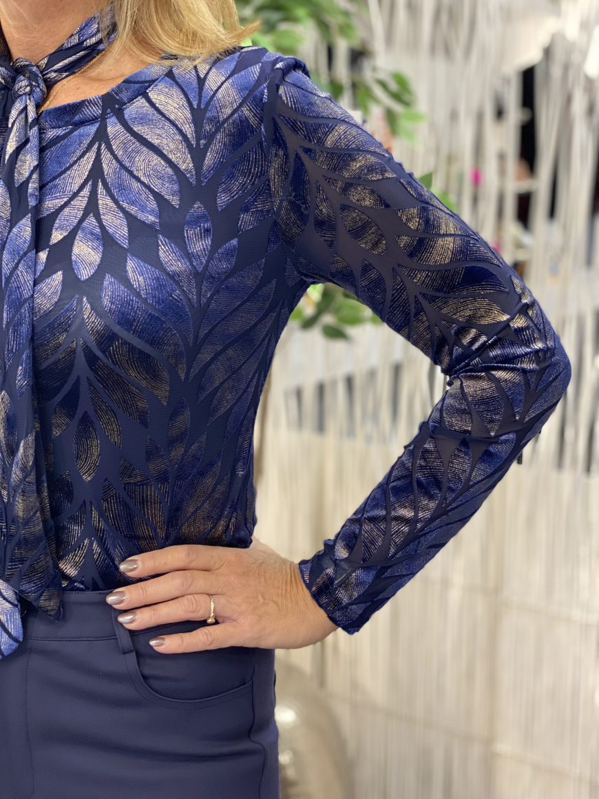 C&S Tina Top midnight blue - Afbeelding 4