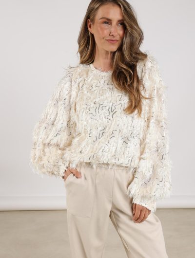 Nukus Jade Top off white