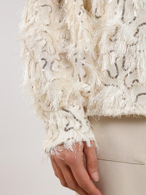 Nukus Jade Top off white - Afbeelding 4