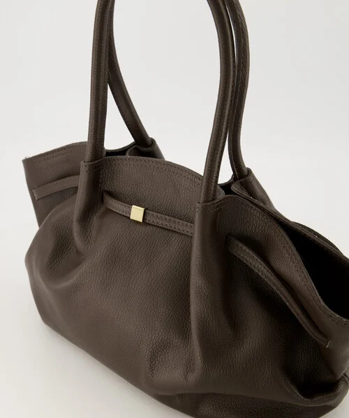 Coline Schoudertas Leer Mole Brown T348 - Afbeelding 4