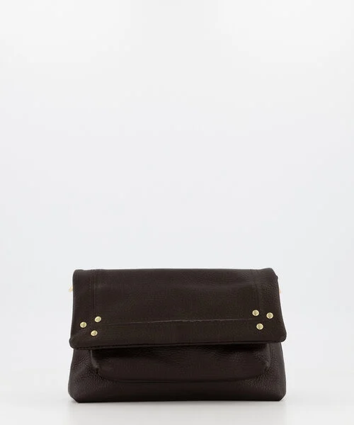 Jade Crossbody Tas Leer Dark Brown T350 - Afbeelding 3