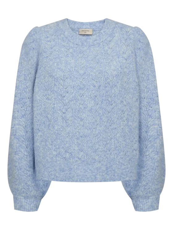 Freequent Grsevalin Pullover serenity melange - Afbeelding 6