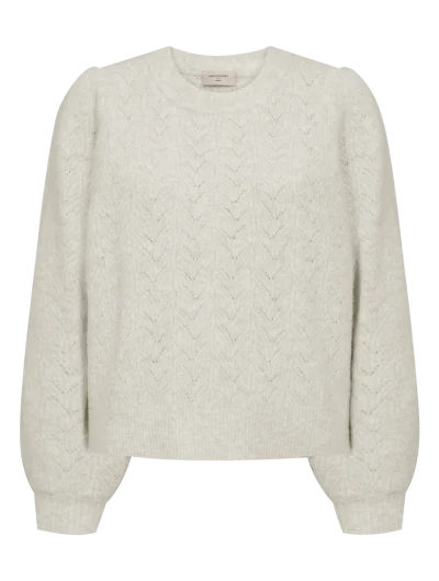 Freequent Grsevalin Pullover moonbeam melange