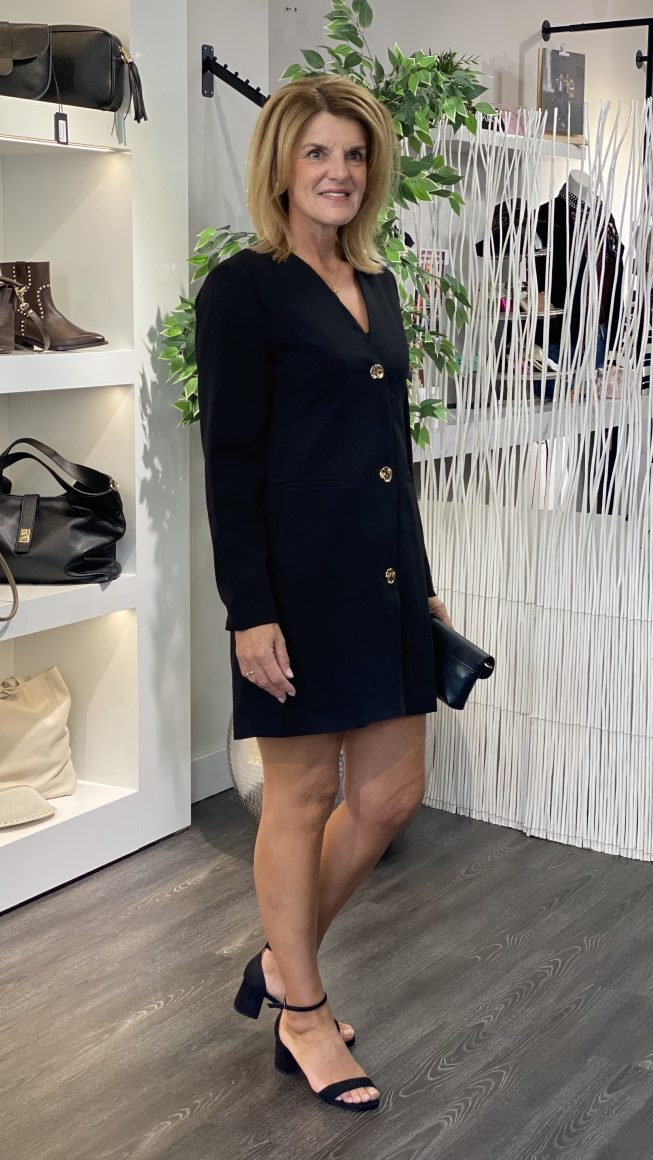 Azzurro Blazer Jurk 95194 zwart - Afbeelding 2