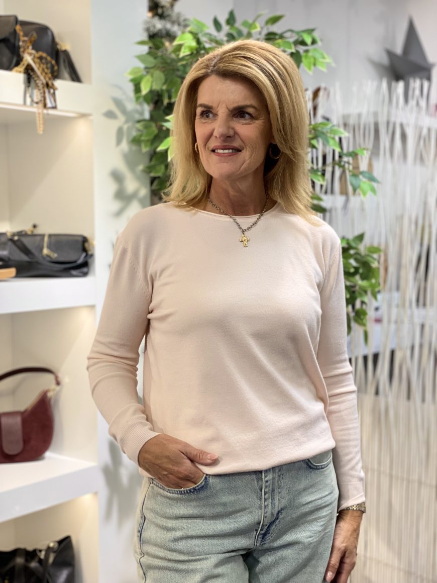 Fashion Longsleeve Top 88828-277 lichtroze