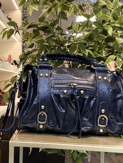 Giuliano Handtas Leer Zwart T390 552928