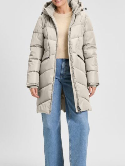 Covered Halflange Winterjas Adele 2 kit rainy day