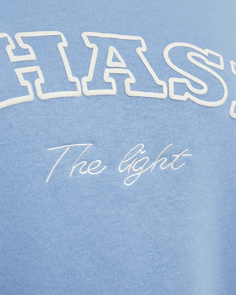 Freequent Kamela Pullover vista blue w. star off white - Afbeelding 2