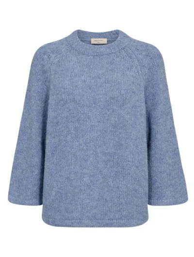 Freequent Grslulu Pullover vista blue melange