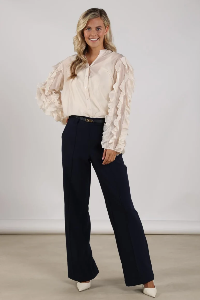 Nukus Margriet Blouse off white - Afbeelding 5