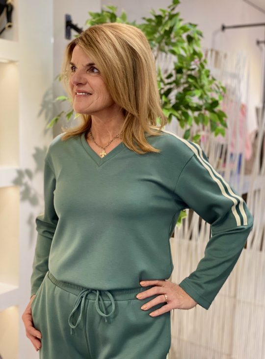 Freequent Lucinda Pullover dark forest