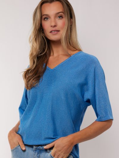 G-maxx Edlin Knit Top celestial blue