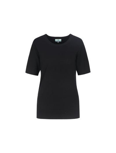 C&S Kenza Knit Top zwart