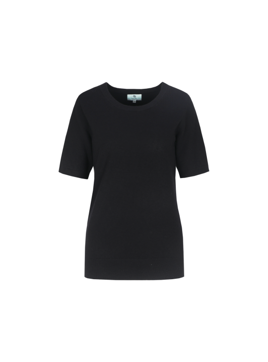 C&S Kenza Knit Top zwart