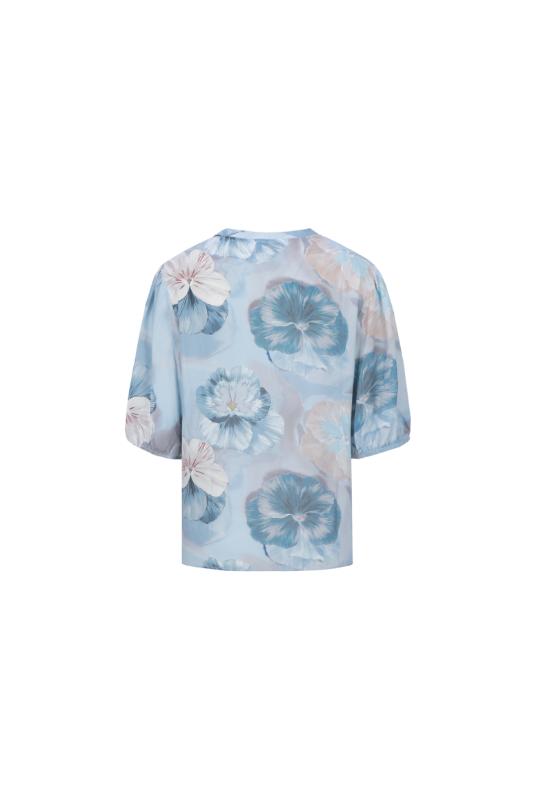 C&S Lana Top dark jeans blue mix - Afbeelding 5