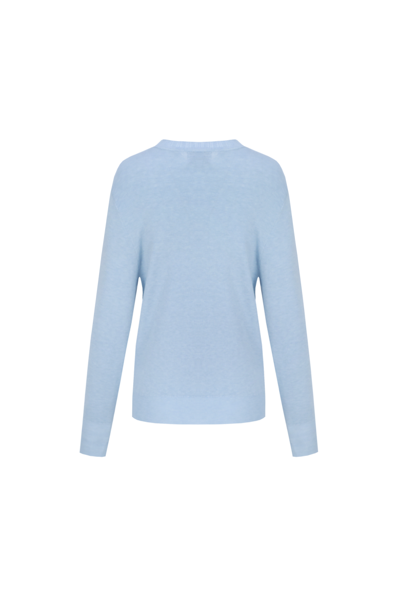 C&S Kamaria Knit Pullover blue mist - Afbeelding 5